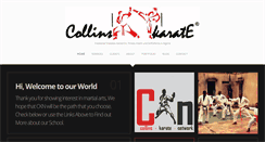 Desktop Screenshot of collinskarate.net